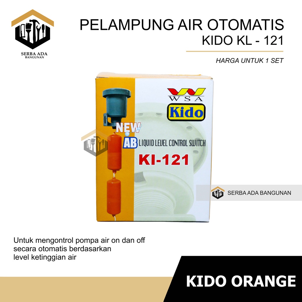 Radar Pelampung plampung KIDO air otomatis untuk tengki murah Taiwan-1 PCS