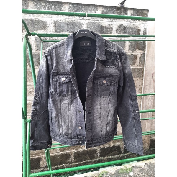 Rucas Jade Black Denim Jacket