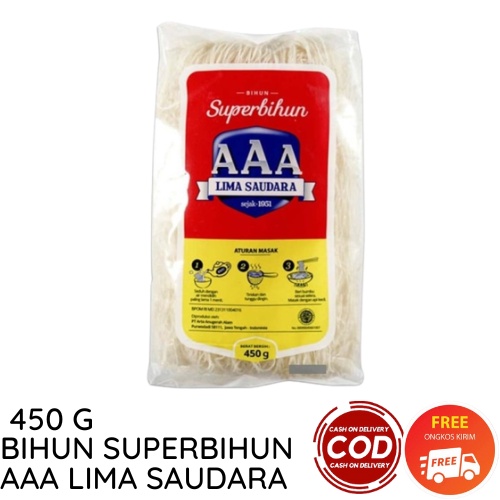 BIHUN SUPERBIHUN AAA LIMA SAUDARA 450 G