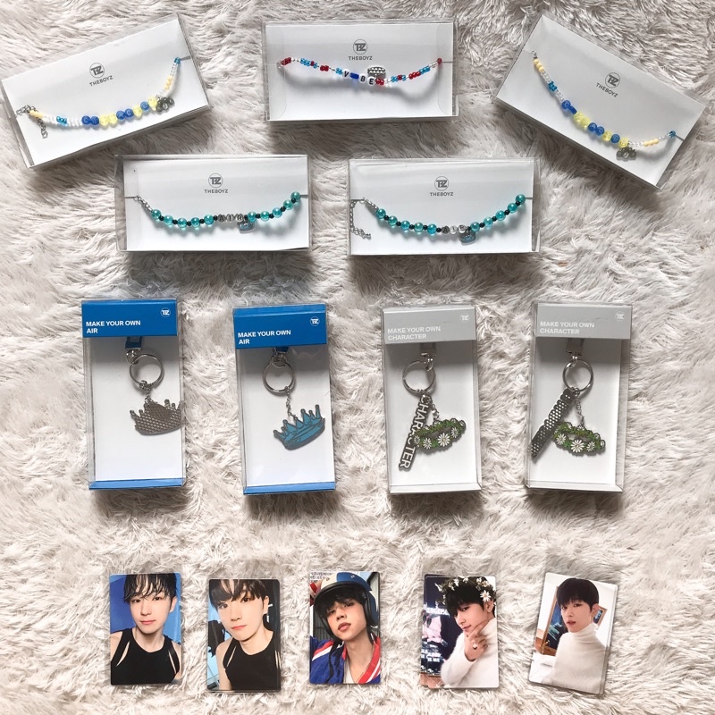 THE BOYZ KEYRING BRACELET MD BE YOUR OWN KING BYEOK PC - JUYEON HYUNJAE SUNWOO Photocard