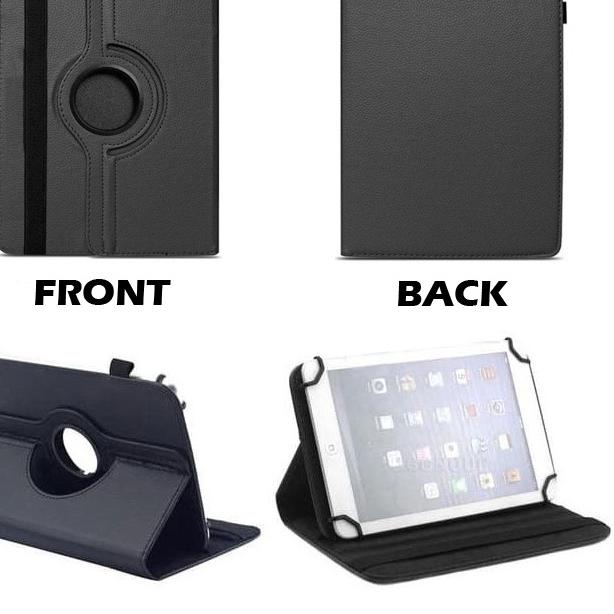 ❊ Olike Edu Tab Tablet Edutab E1 8 Inch Inci Rotate Flip Book Cover Case Casing Sarung Kesing Flipca