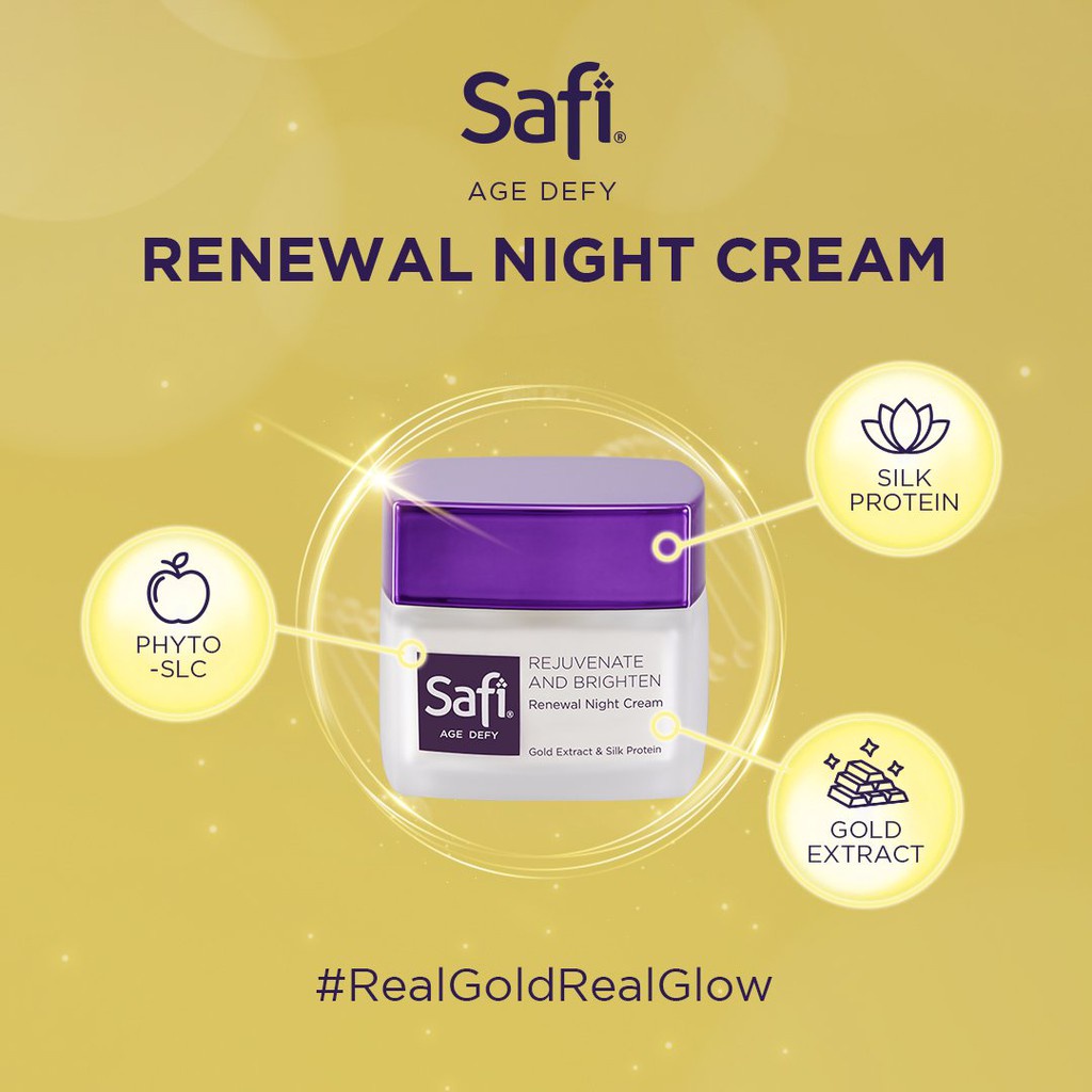 SAFI AGE DEFY RENEWAL NIGHT CREAM 40GR