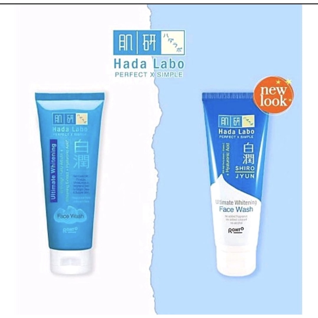 Hada Labo Gokujyun Shirojyun Ultimate Moisturizer Premium Lotion Facewash Moist Lotion