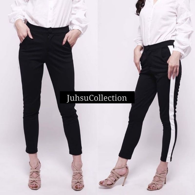 Scuba Side Stripe Pants | CELANA SCUBA PANTS LIST | CELANA SCUBA LIST PUTIH