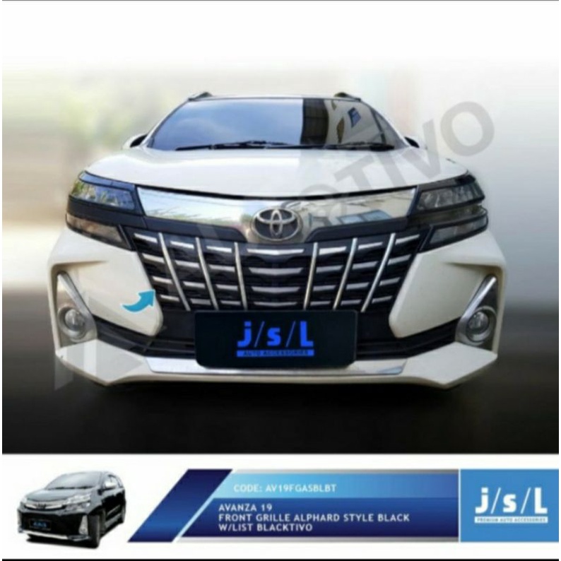 Grille Depan New Avanza Xenia 2019 Front Grill Model Alphard JSL