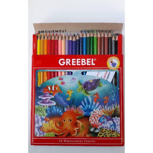 Pensil Warna Water Colour Greebel isi 24