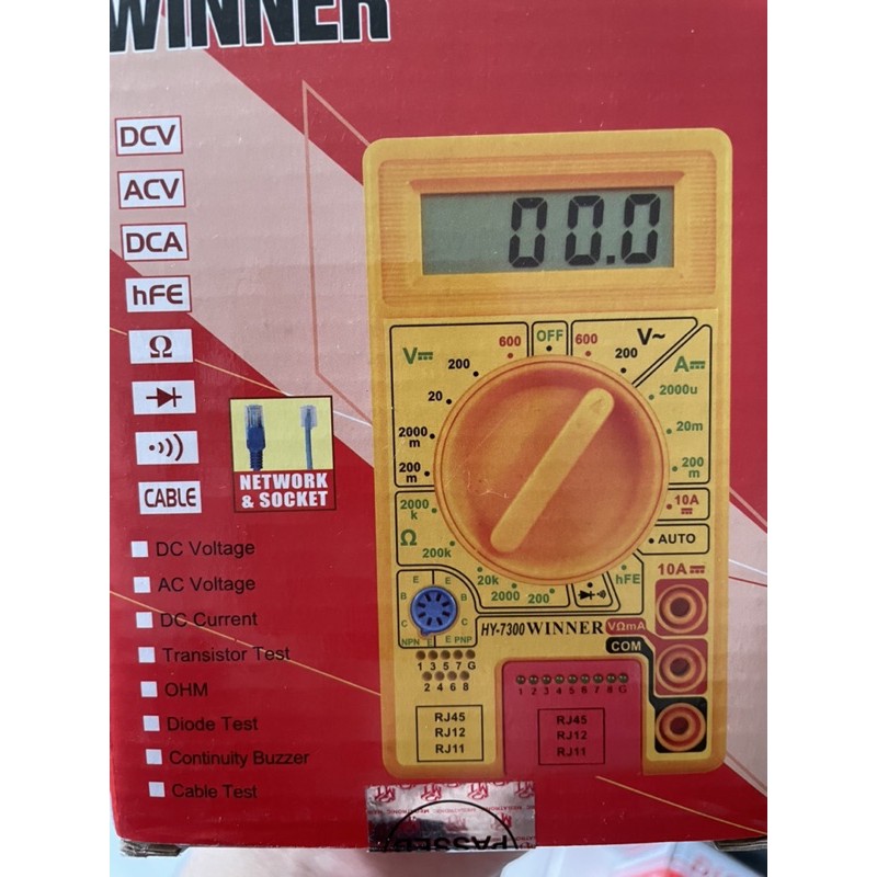 DIGITAL MULTIMETER HY-7300 WINNER