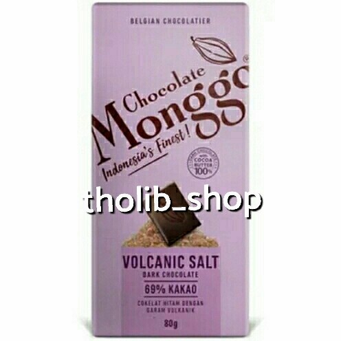 

chocolate monggo 69% kakao dark chocolate volcanic salt 80gr