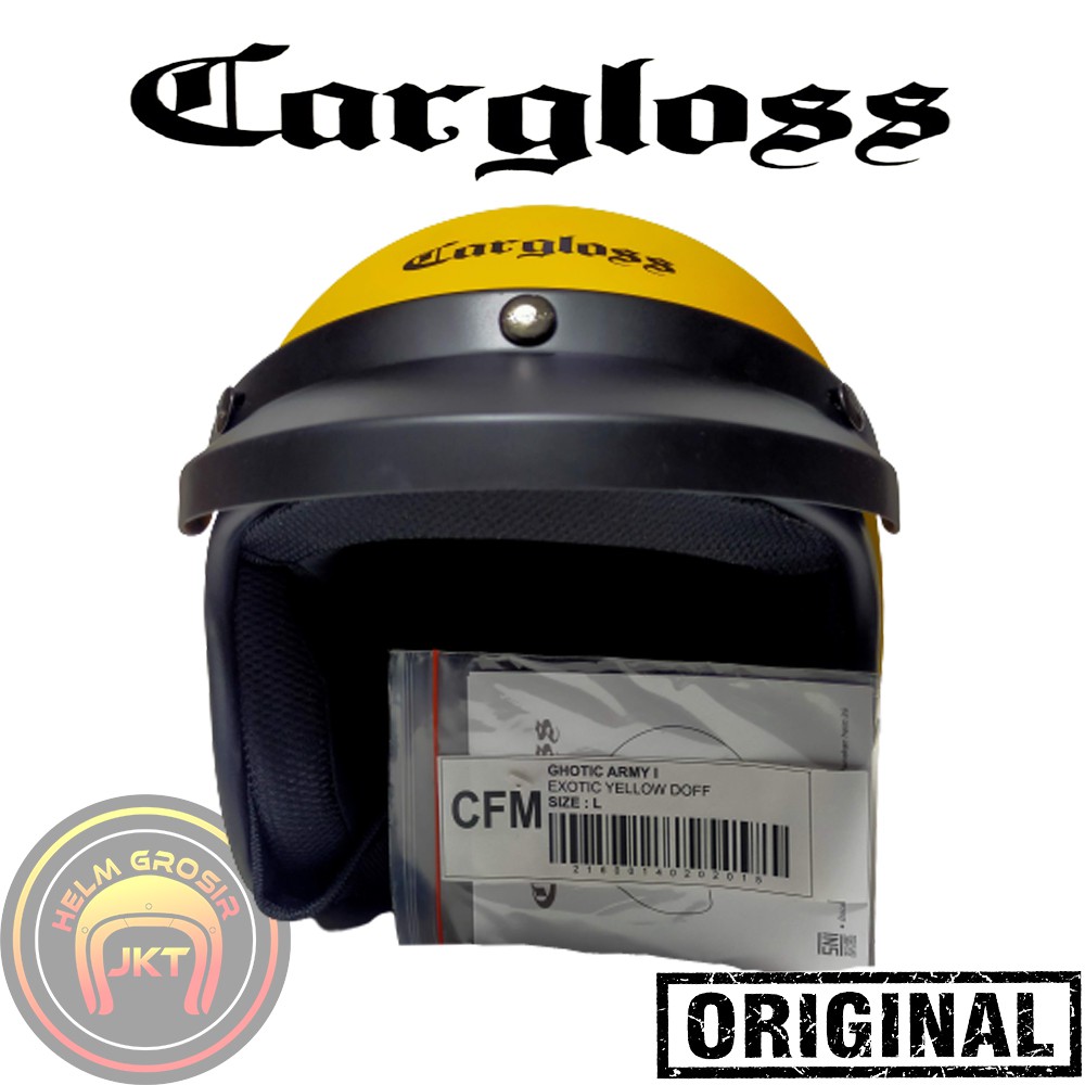 HELM CARGLOSS  ORIGINAL 100% TANPA KACA MURAH WARNA LENGKAP (COD)