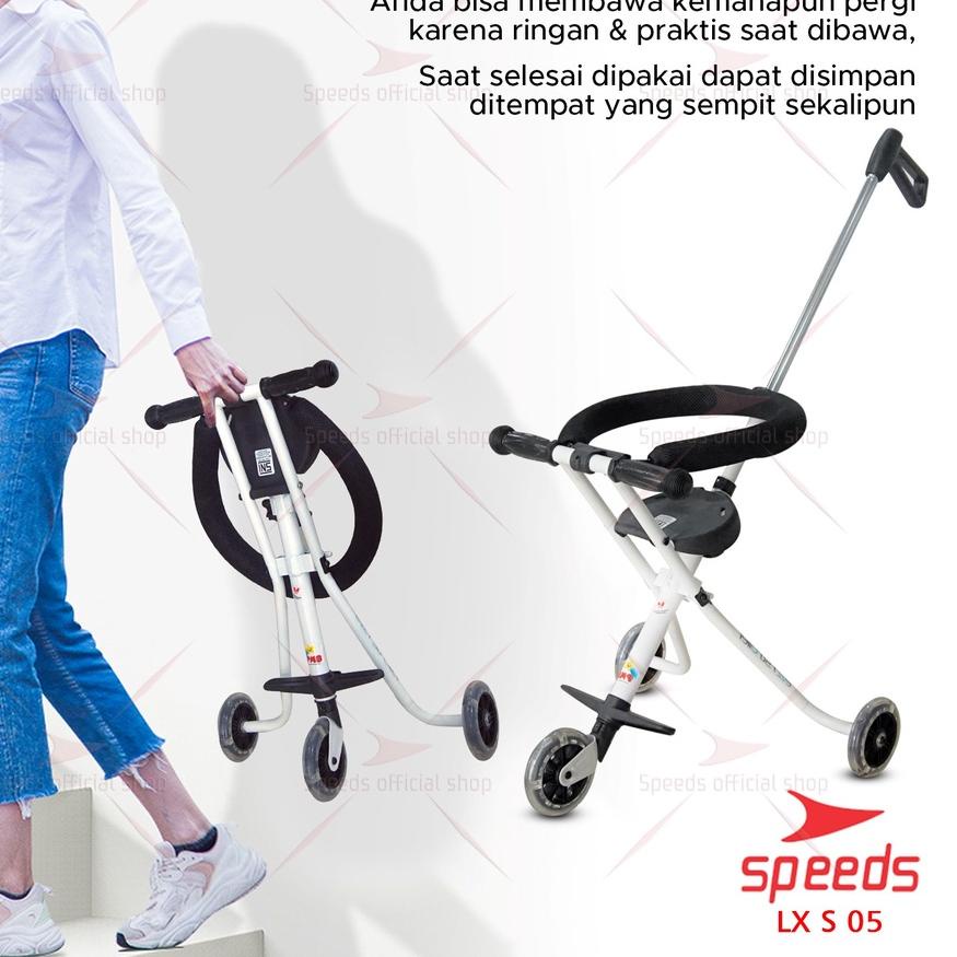 BISA COD ✔️SPEEDS Stroller Bayi Anak Kereta Dorong Bayi Anak Lipat Stroller Mini Trike Ezzy Roda 3 B