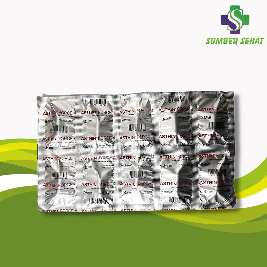 ASTHIN FORCE 4 MG STRIP 10 KAPSUL