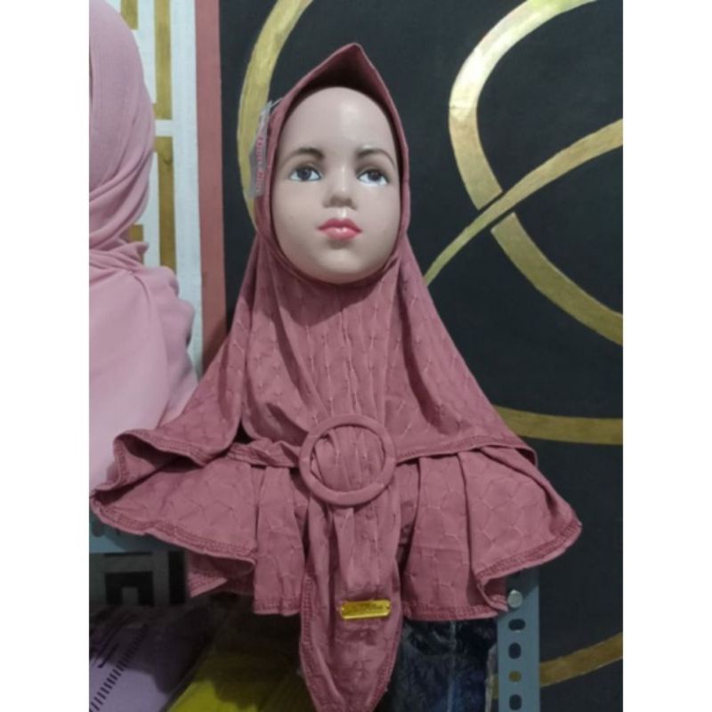 hijab couple ibu dan anak gesper ori doi/hijab gesper ori doi/hijab ibu dan anak ori doi