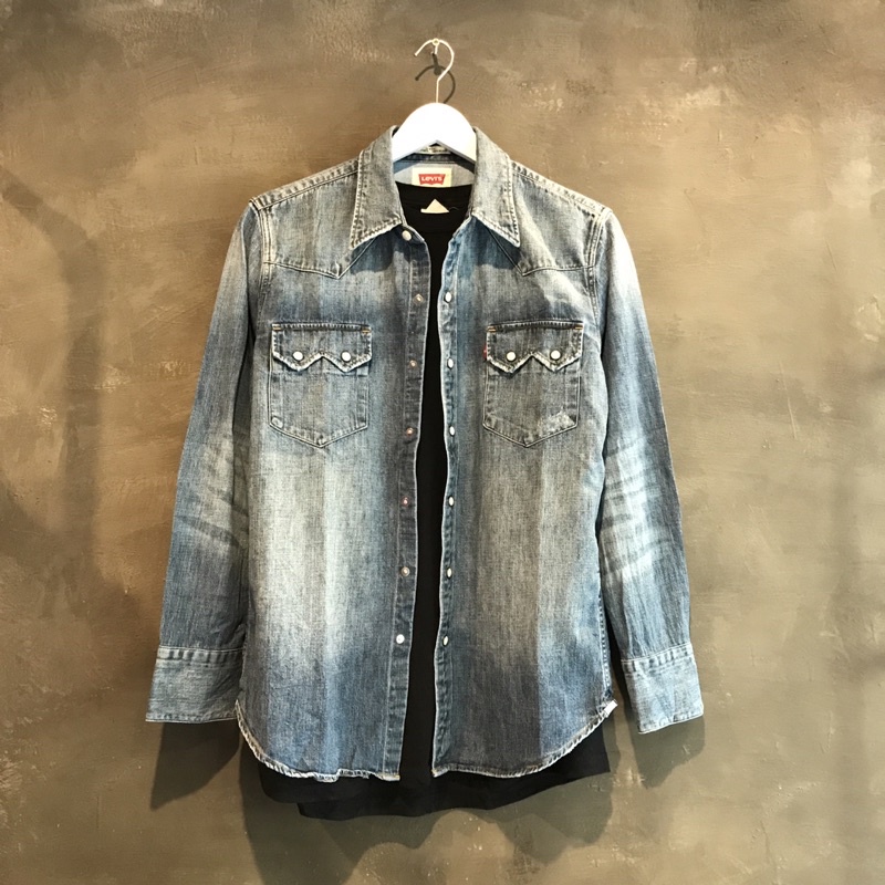 Levis western jeans shirt