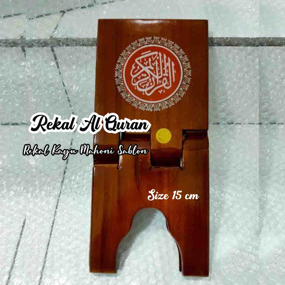 Rekal,Meja,tatakan,Dudukan Alquran Termurah (Sablon) Size 15