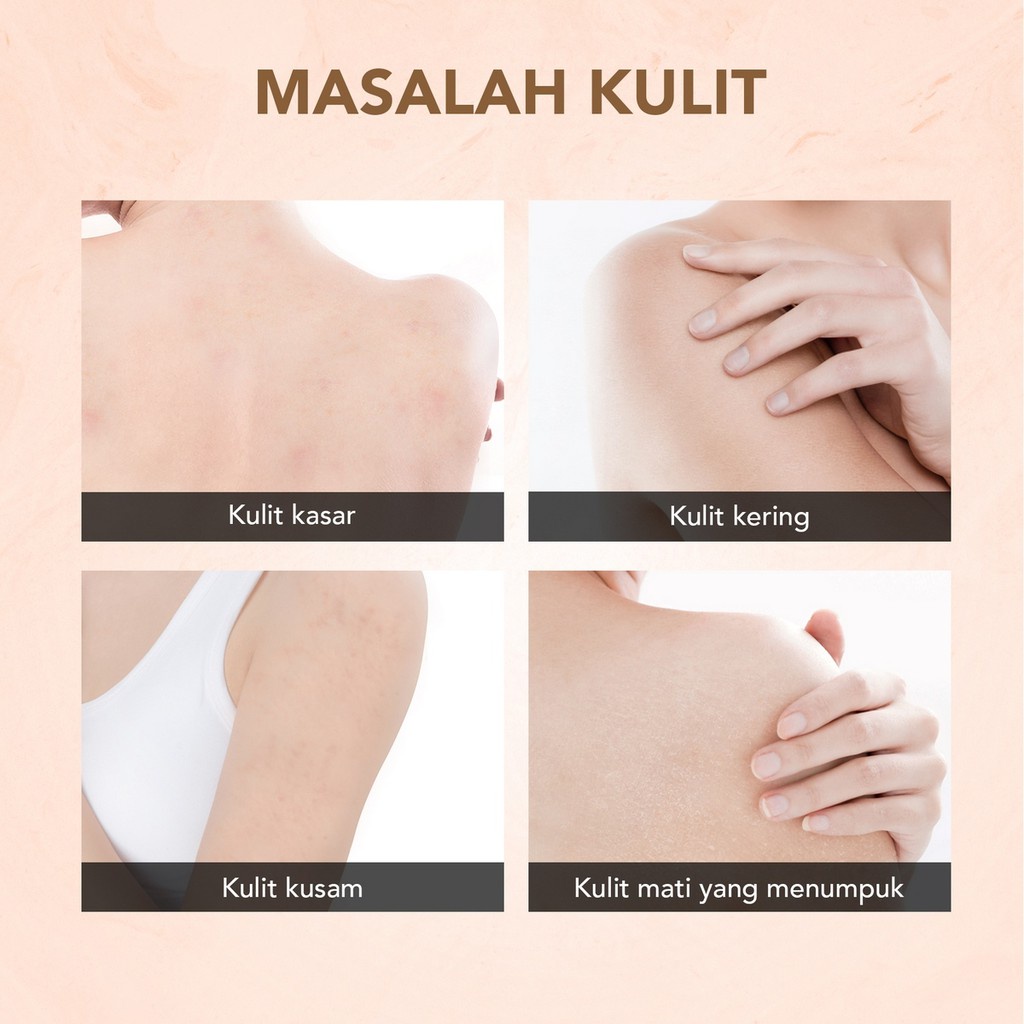 YOU Daily Skin Sational Body Scrub [ Mengandung Almond Oil yang dapat melembapkan kulit ]