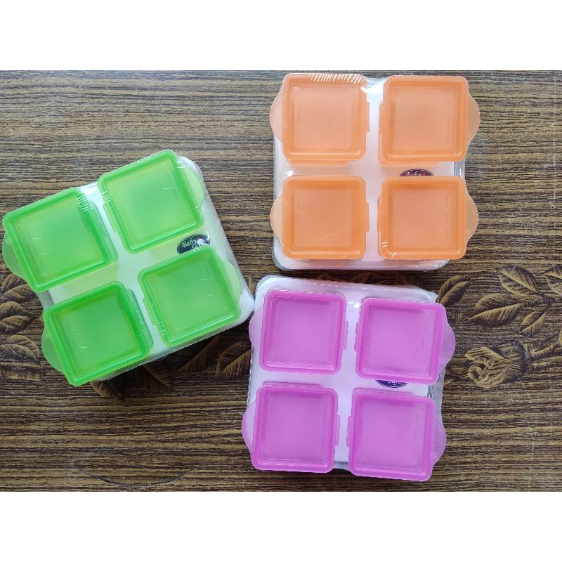 Baby safe Multi Food Container 4 wadah (AP009)