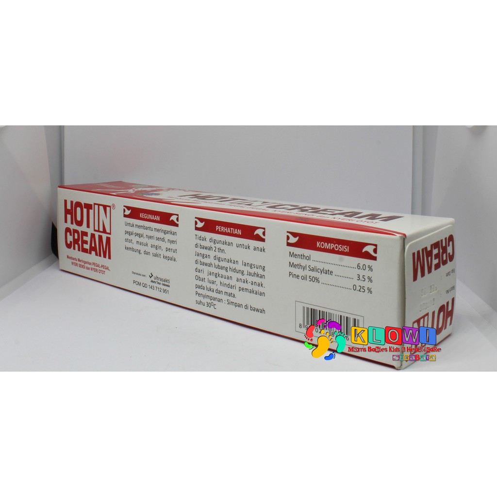 Hot In Cream Tube - Isi 120 Gram