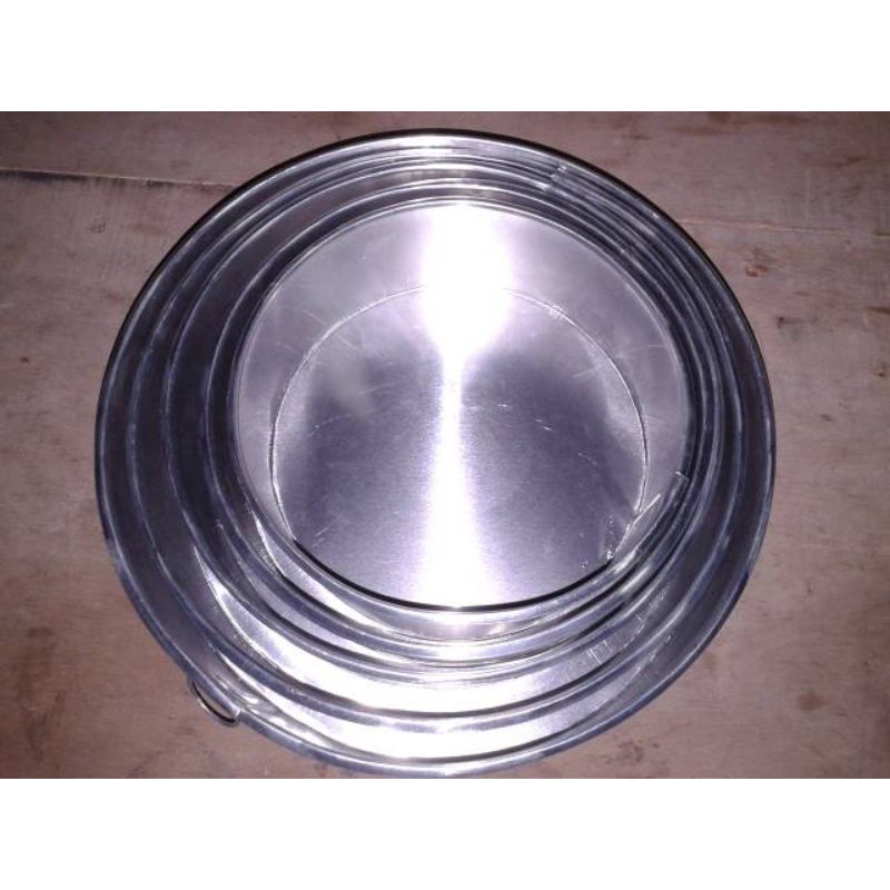 CETAKAN BOLU BULAT LOYANG KUE BOLU BULAT PER-SETT (GENAP) 16x7 18x7 20x7 22x7 24x7 MURAH TERJANGKAU BAHAN ALUMINIUM ASLI