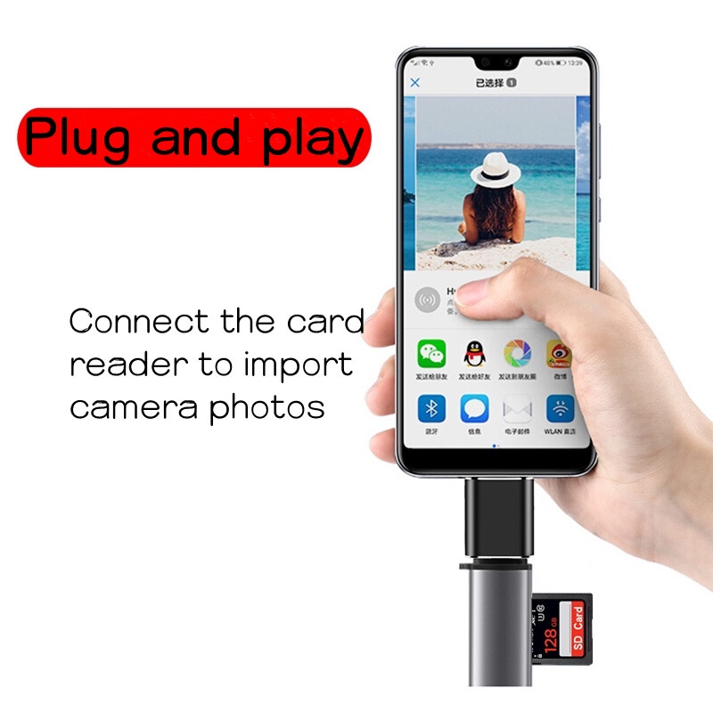 Adapter OTG USB 3.0 Tipe C Untuk iPhone