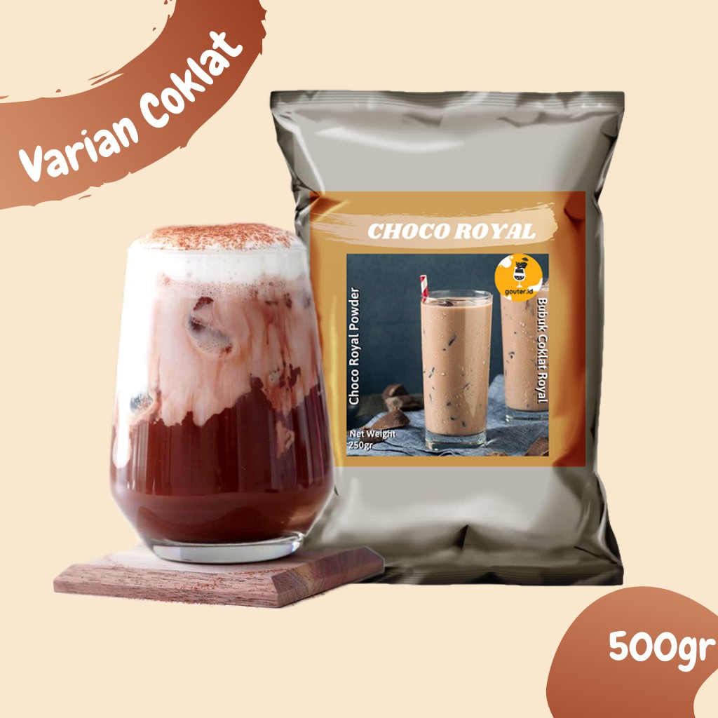 

BUBUK MINUMAN RASA VARIAN COKLAT 500GR / SERBUK MINUMAN ANEKA RASA / POWDER MINUMAN BOBA KEKINIAN g