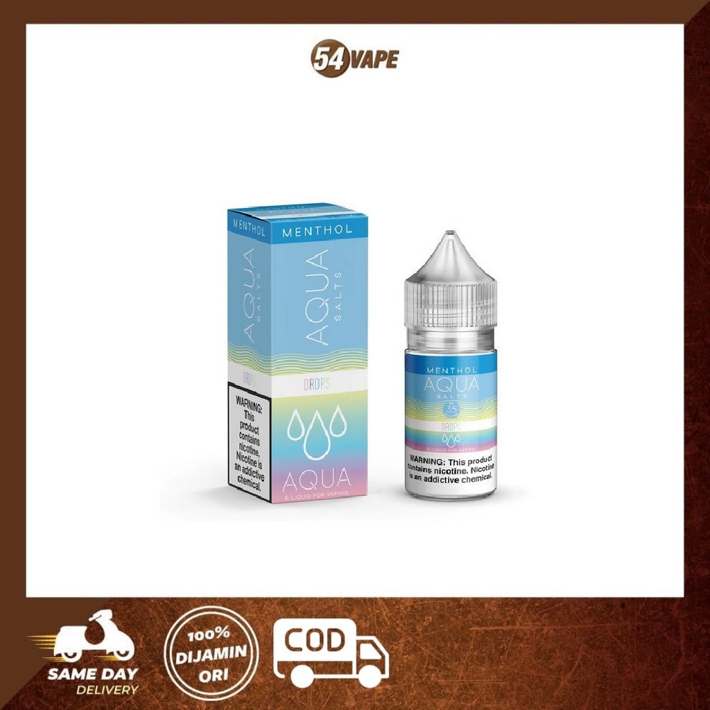 Aqua Drops Vape Juice Aqua Salt Original Vape AQUA ICE E-Juice Pure World's  Finest E-Juice Azure Vape