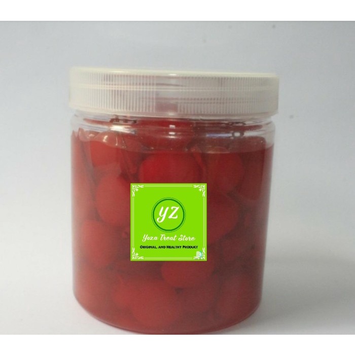 

Jual Red Cherries / Buah Cherri Tangkai Merah Marachinos - 500 Gram