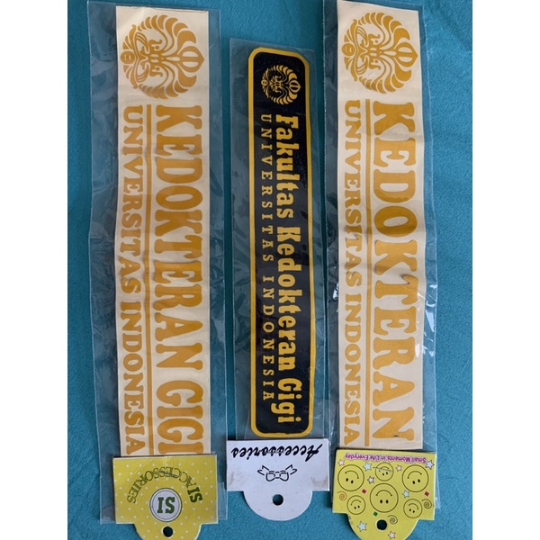 Sticker FK UI / FKG UI / Merch UI / Universitas Indonesia / Merch Gigi / Merchandise Gigi