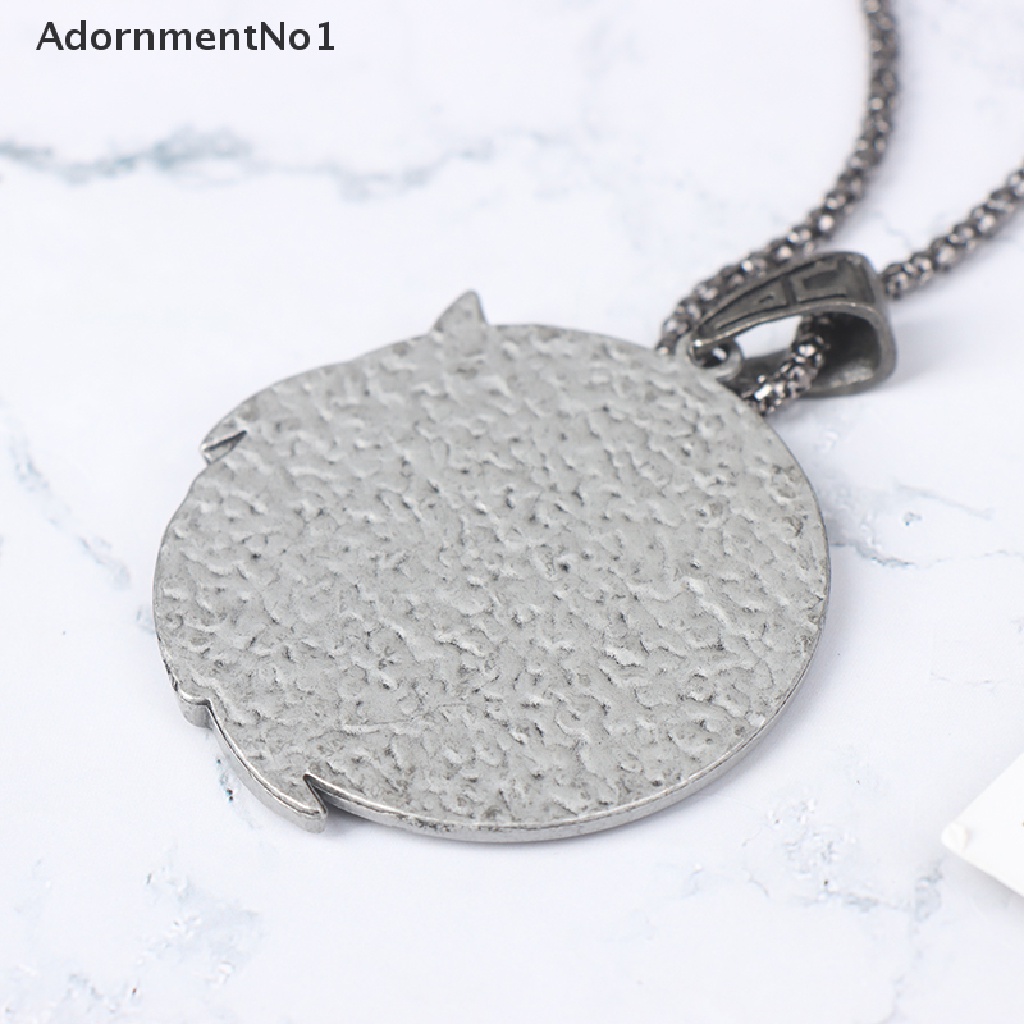 [AdornmentNo1] Top Quality Wizard Wolf Wild Hunt 3 Figure Game Wolf Necklace Men Necklace [new]