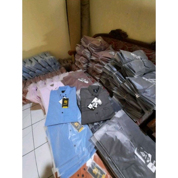 Kemeja Polos Import Lengan Pendek I Kemeja Pria Lengan Pendek Casual