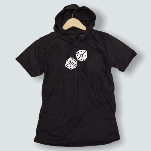 kaos hoodie lengan pendek kaos kupluk lengan pendek