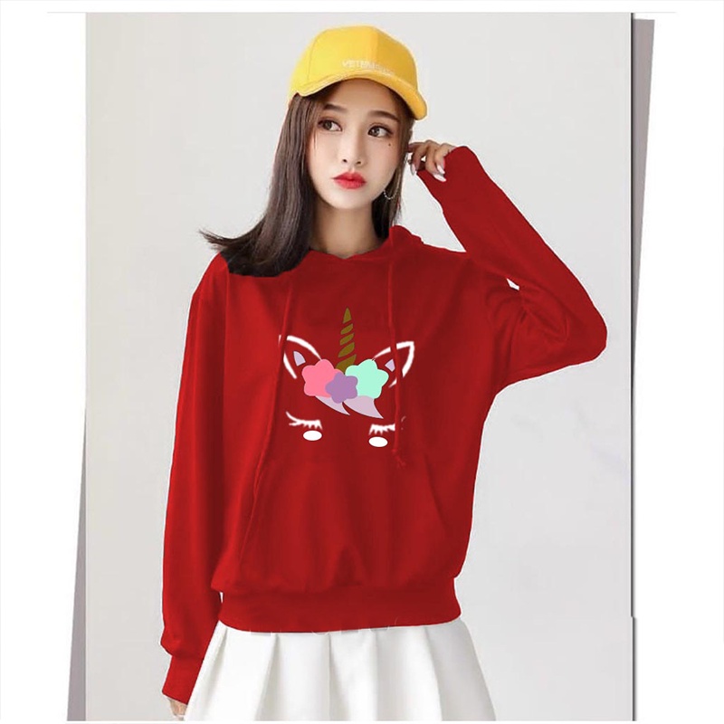 Lilipop.id Sweater Hoodie Wanita Unicorn Jumper