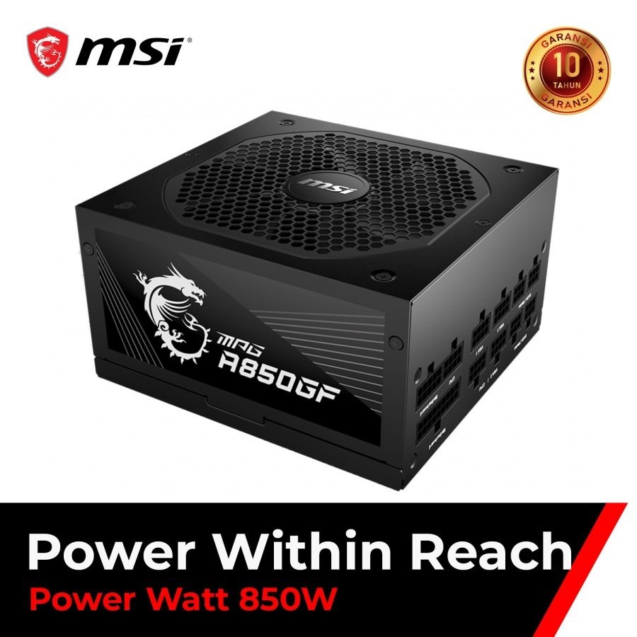 MSI MPG A850GF 850W 80+ GOLD FULL MODULAR