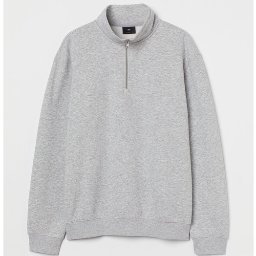 Jaket Crewneck Zipper / Jaket Half Zip / Jaket Sweater Pria / Jaket Relaxed Fit Sweatshirt / Jacket 