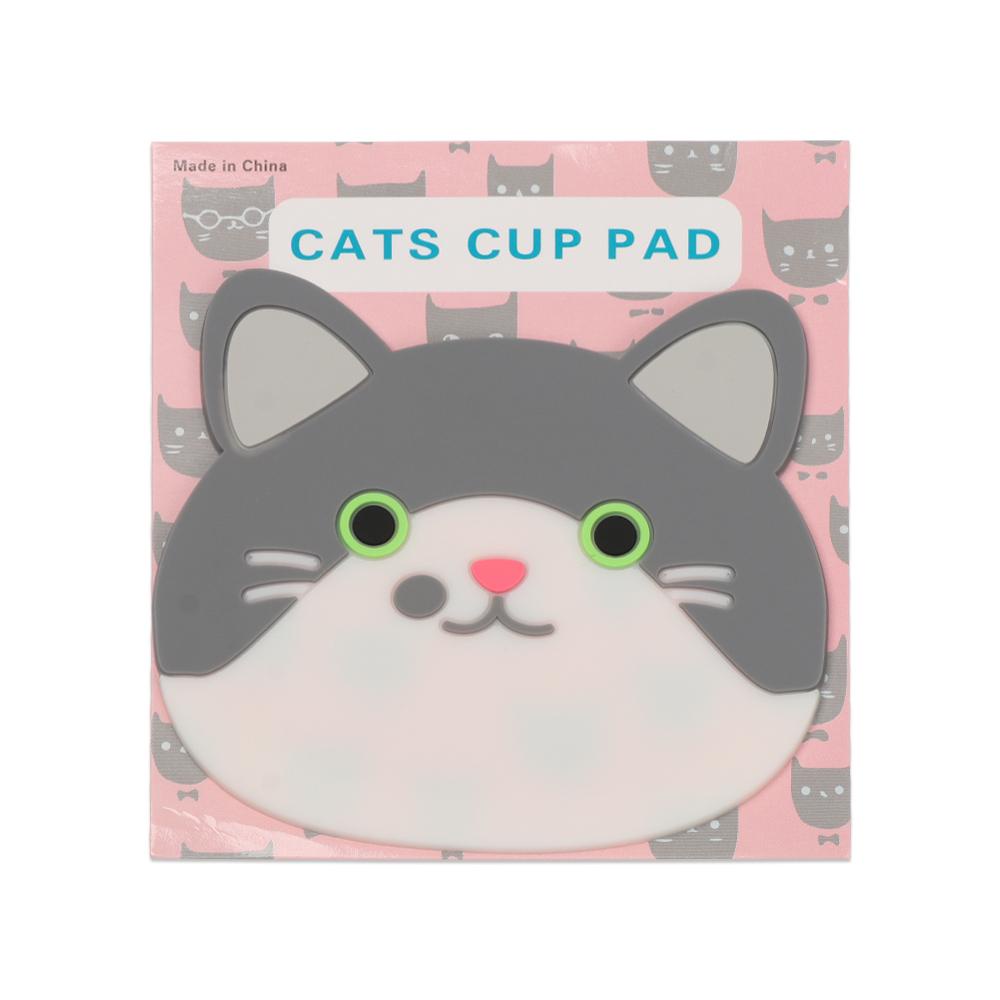 Solighter Silikon Cup Mat Holder Untuk Aksesoris Dapur Rumah Kartun Coaster Non-slip Tahan Panas Heat Resisten Cup Mat Pad