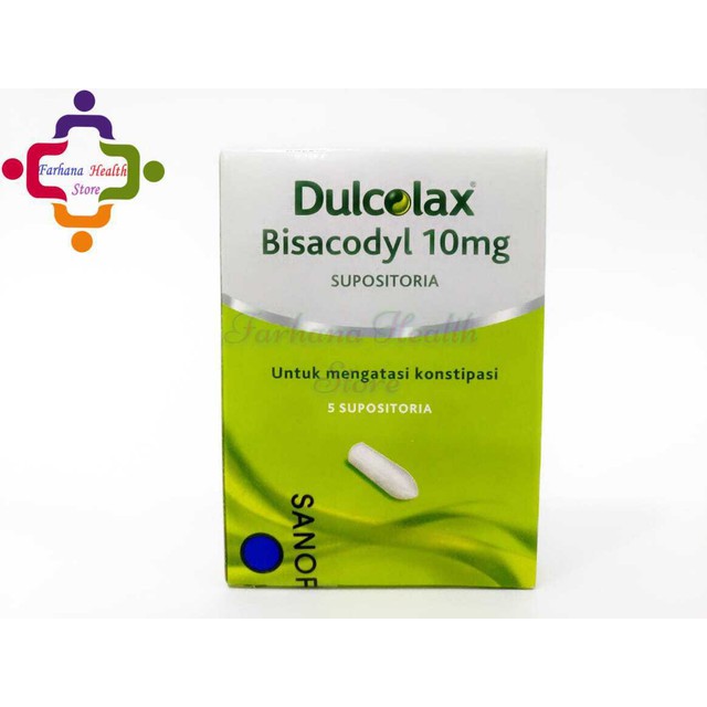 Original Dulcolax 10 mg Supp Adult Box 5's / Konstipasi