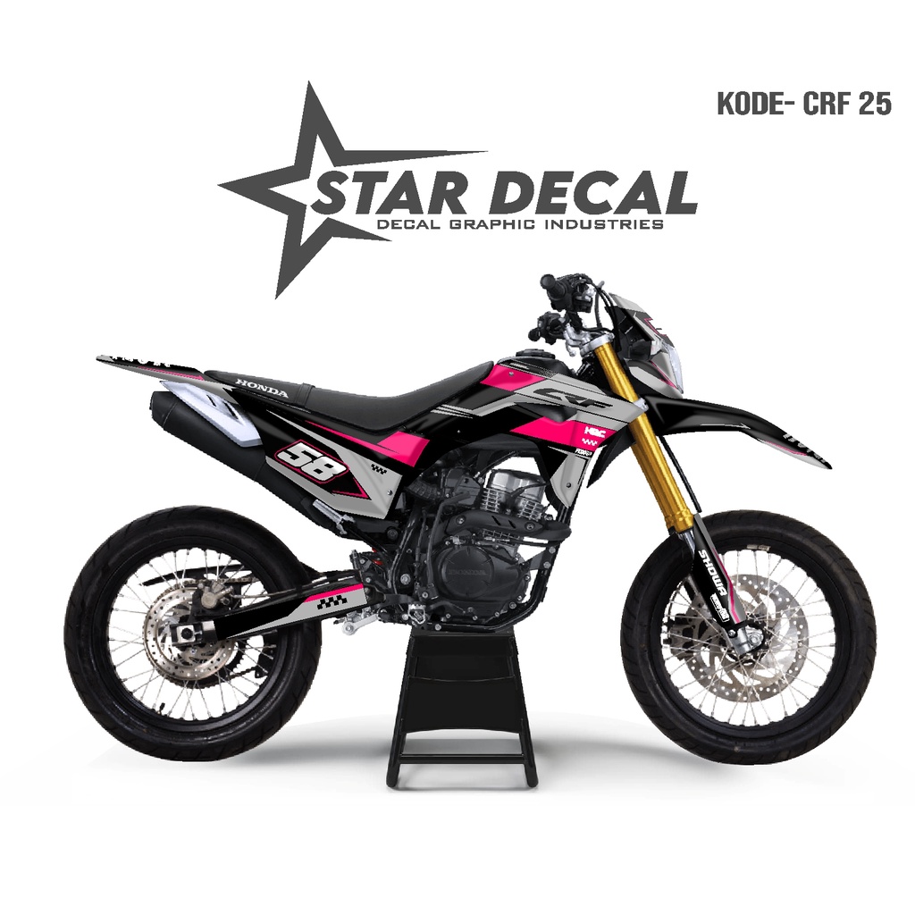 STAR DECAL | Decal CRF full body Abu Pink