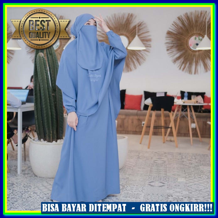 Baju Gamis Terbaru 2022 Dewasa Casual Bju Muslimah Dres Syari Import Premium Pesta Kondangan Gsmis C
