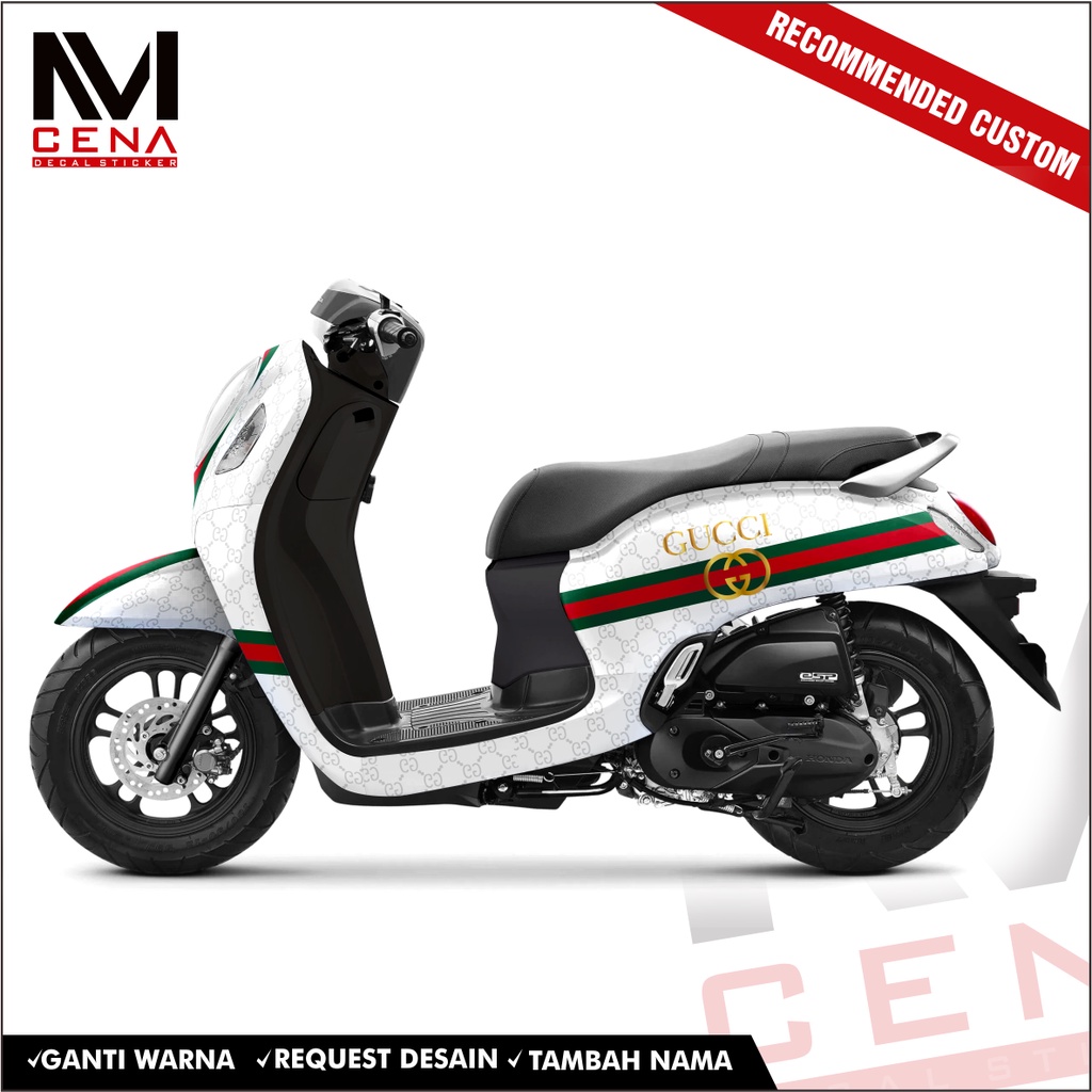 Sticker Striping Decal Scoopy Prestige New 2021 Decal Sticker New Scoopy Prestige 2021 Full Guci