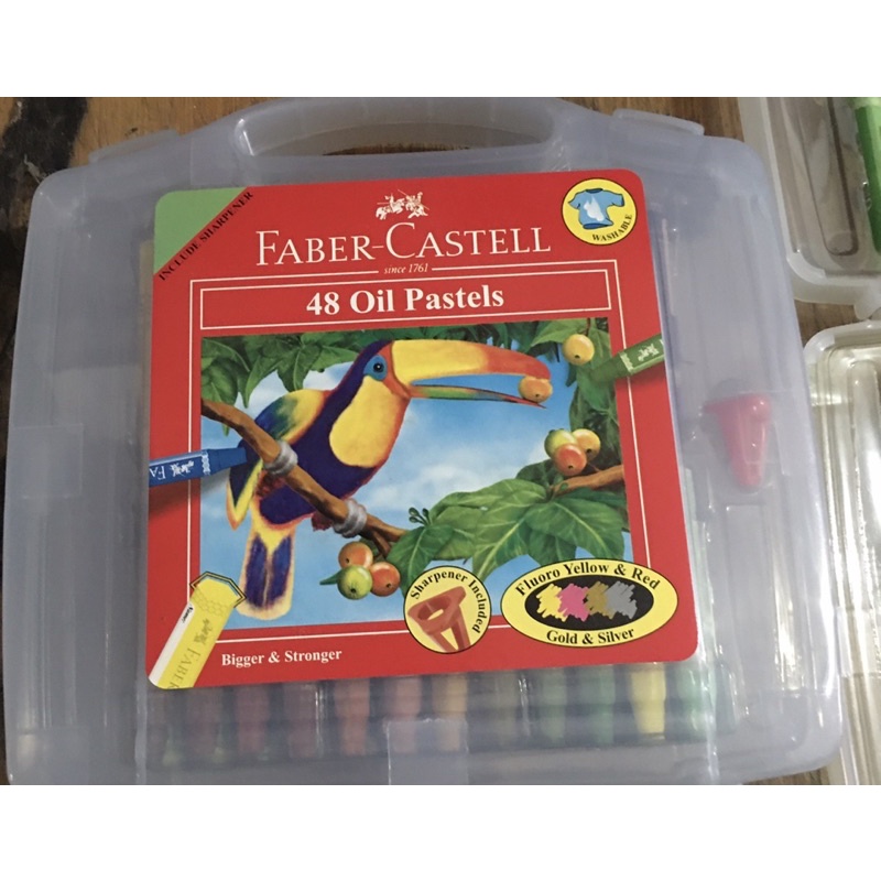 KERAYON FABER-CASTELL ISI 48pcs MURAH GROSIR KRAYON FABER-CASTELL ISI 48 KELIR WARNA ISI 48