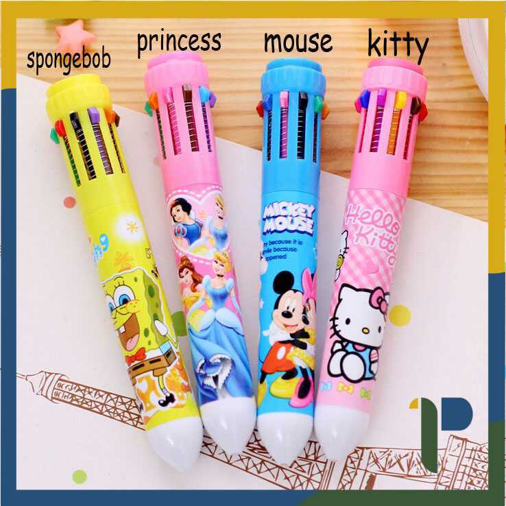 

[TERMURAH] Pena Ballpoint Multi Warna 10 in 1 [PONG15]