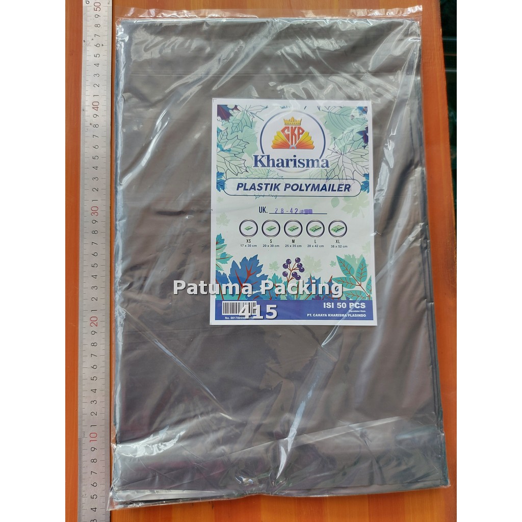 

Plastik Packing Polymailer 28x42 Silver Abu Abu Polimer Berkwalitas