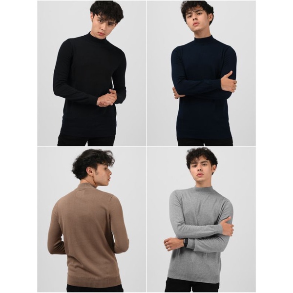 MOCK NECK SWEATER BY PREPP STUDIO