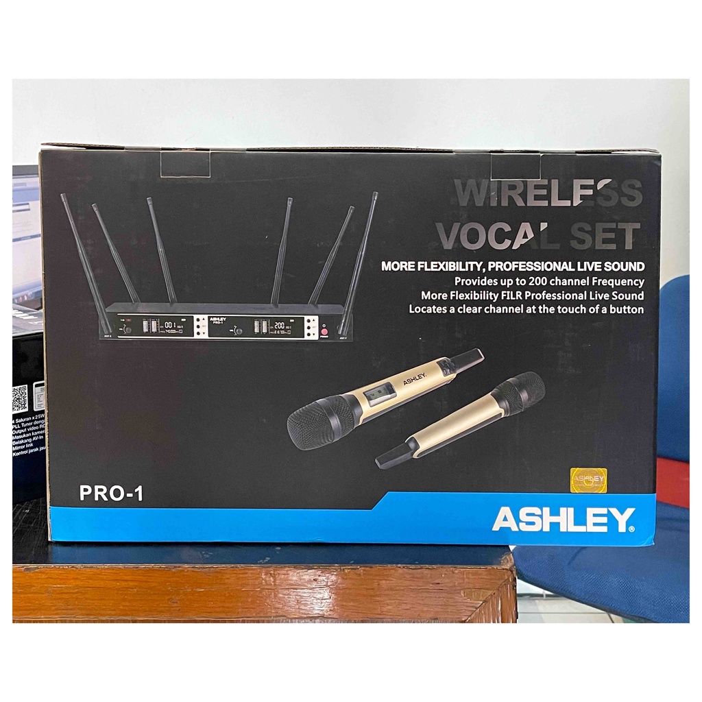 Ashley Pro 1 Wireless Microphone Vocal SET