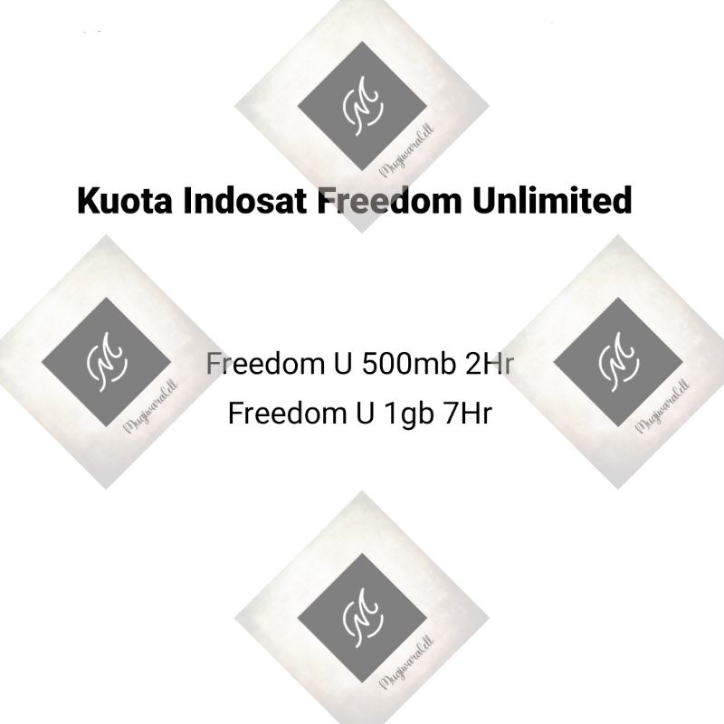 Kuota Indosat Freedom Unlimited 2 Hari / 7 Hari | 2Hari / 7Hari | 2Hr / 7Hr