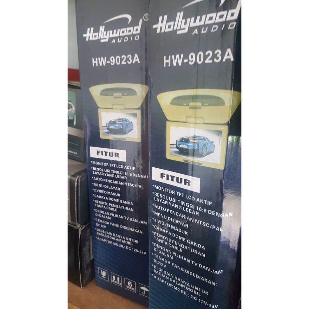 TV ROOF 9 INCH HOLLYWOOD TO G-85 HW-9023 A SEMUA MOBIL