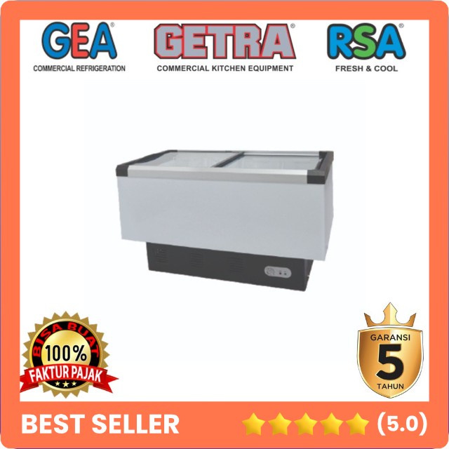 JUAL FREEZER SD-406BP KULKAS PINTU GESER FREEZER ES KRIM SLIDING FLAT GEA TOKO MESIN SEMARANG