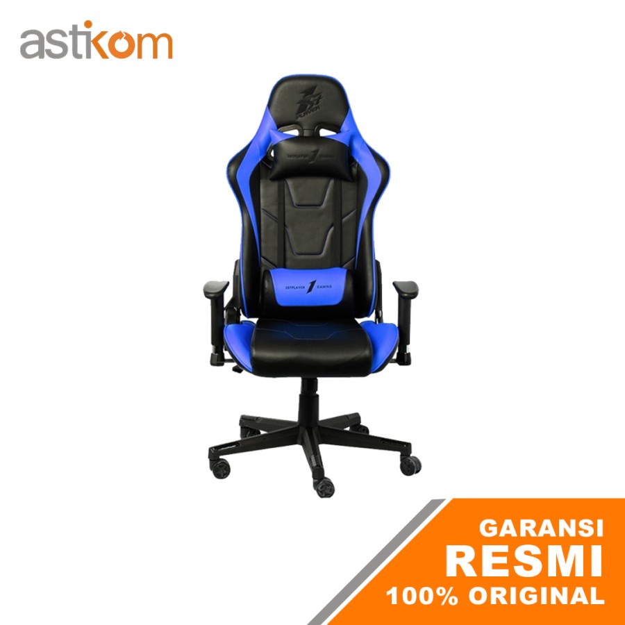 Kursi Gaming 1stPlayer Gaming Chair FK2 Black Blue