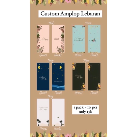 

Custom Amplop Lebaran / Amplop Lebaran Surabaya