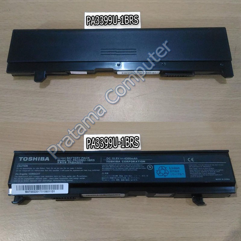 Baterai Laptop TOSHIBA Satellite M40 M45 M50 M55 M100 M105 M115 Original PA3399U-1BRS