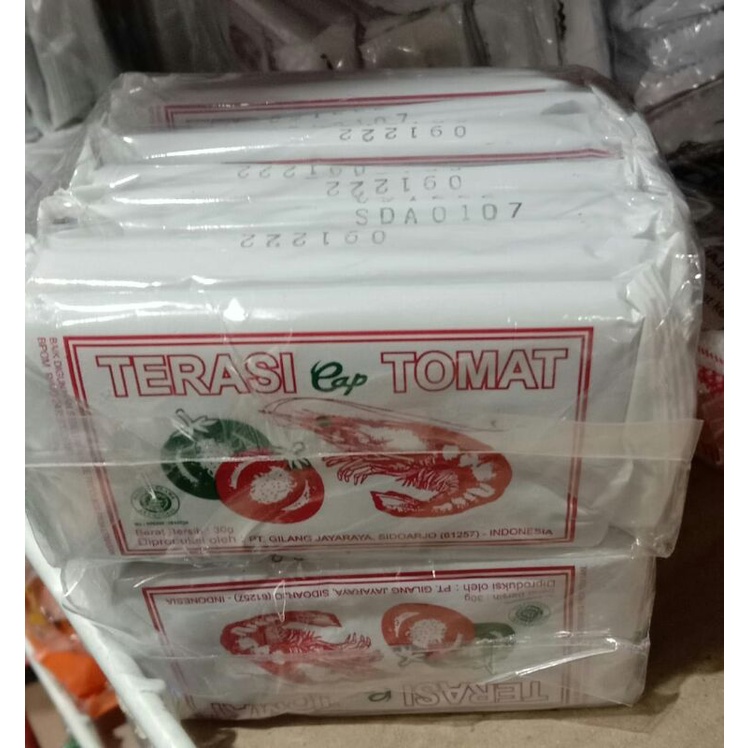 

(Ready) 10 sachet Terasi udang cap tomat terenak